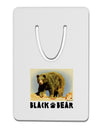 Black Bear Watercolor Aluminum Paper Clip Bookmark-Bookmark-TooLoud-White-Davson Sales