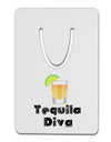 Tequila Diva - Cinco de Mayo Design Aluminum Paper Clip Bookmark by TooLoud-Bookmark-TooLoud-White-Davson Sales