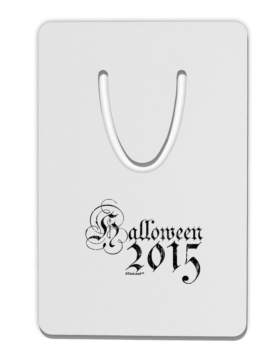 Halloween Current Year Script Distressed Aluminum Paper Clip Bookmark-Bookmark-TooLoud-White-Davson Sales