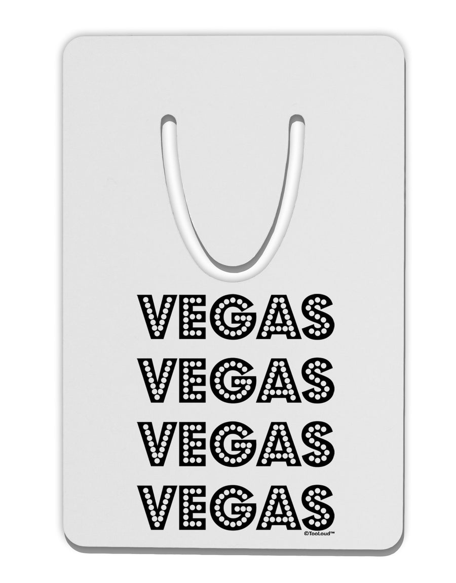 Vegas - Vegas Style Show Lights Aluminum Paper Clip Bookmark by TooLoud-Bookmark-TooLoud-White-Davson Sales