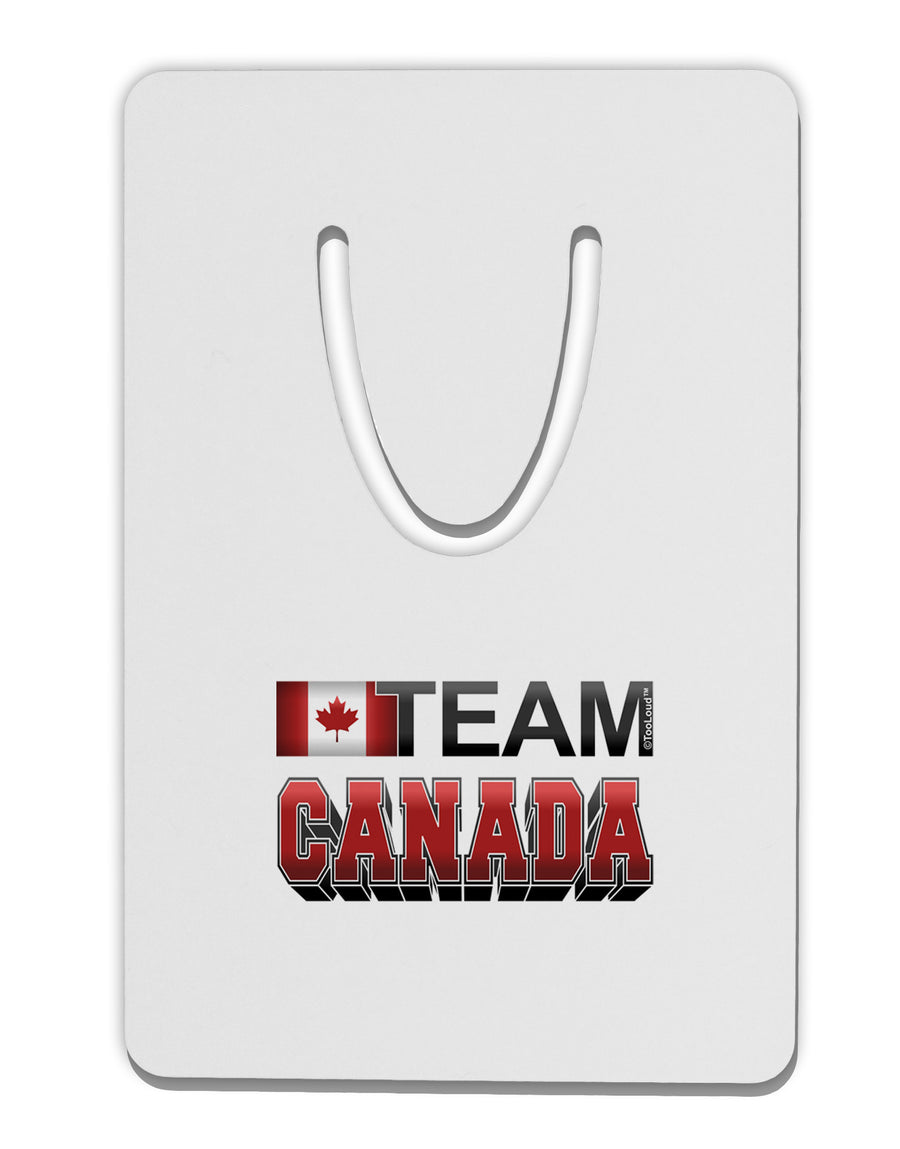 Sporty Team Canada Aluminum Paper Clip Bookmark-Bookmark-TooLoud-White-Davson Sales