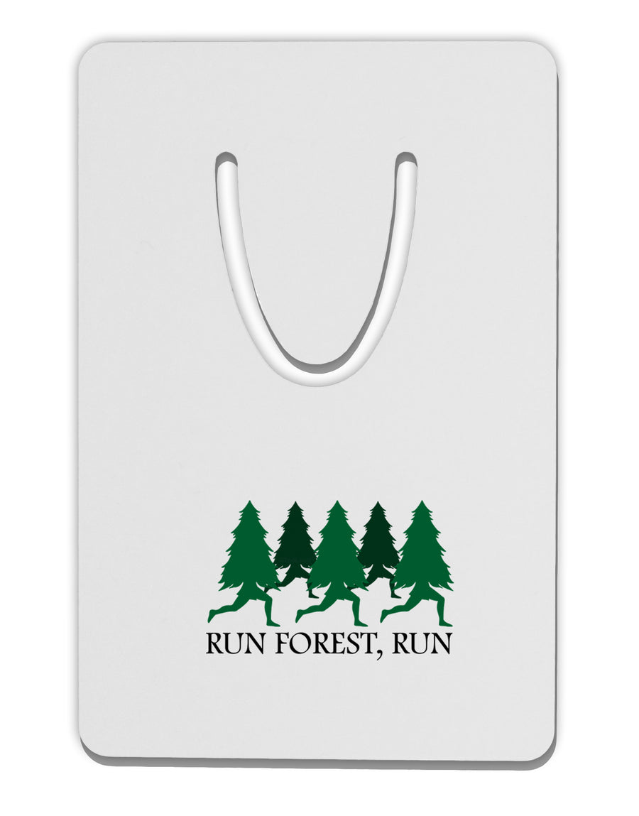 Run Forest Run Funny Aluminum Paper Clip Bookmark by TooLoud-TooLoud-White-Davson Sales