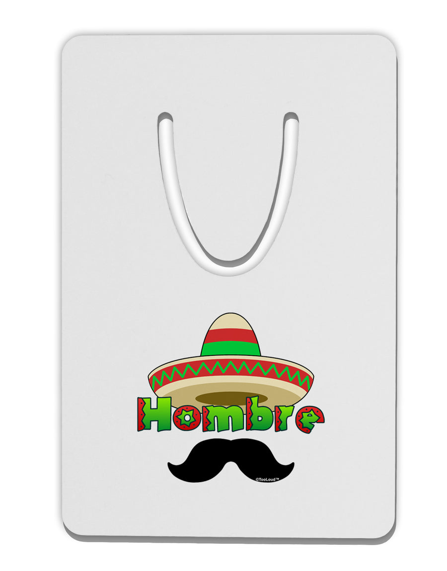 Hombre Sombrero Aluminum Paper Clip Bookmark by TooLoud-Bookmark-TooLoud-White-Davson Sales