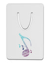 Music Note Typography Aluminum Paper Clip Bookmark-Bookmark-TooLoud-White-Davson Sales