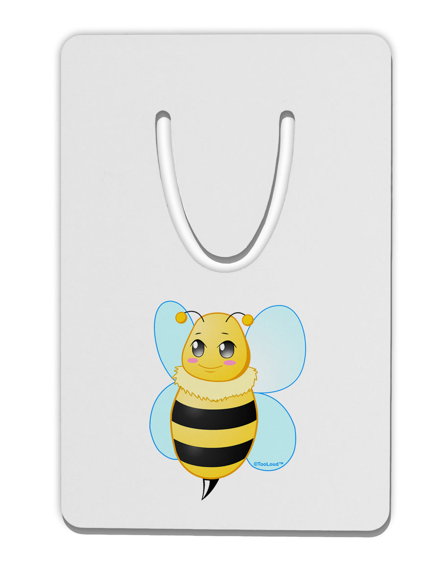 Cute Bee Aluminum Paper Clip Bookmark-Bookmark-TooLoud-White-Davson Sales