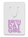 Birthday Girl - Pink and Purple Dots Aluminum Paper Clip Bookmark by TooLoud-Bookmark-TooLoud-White-Davson Sales