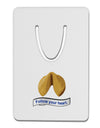 Follow Your Heart Fortune Aluminum Paper Clip Bookmark-Bookmark-TooLoud-White-Davson Sales