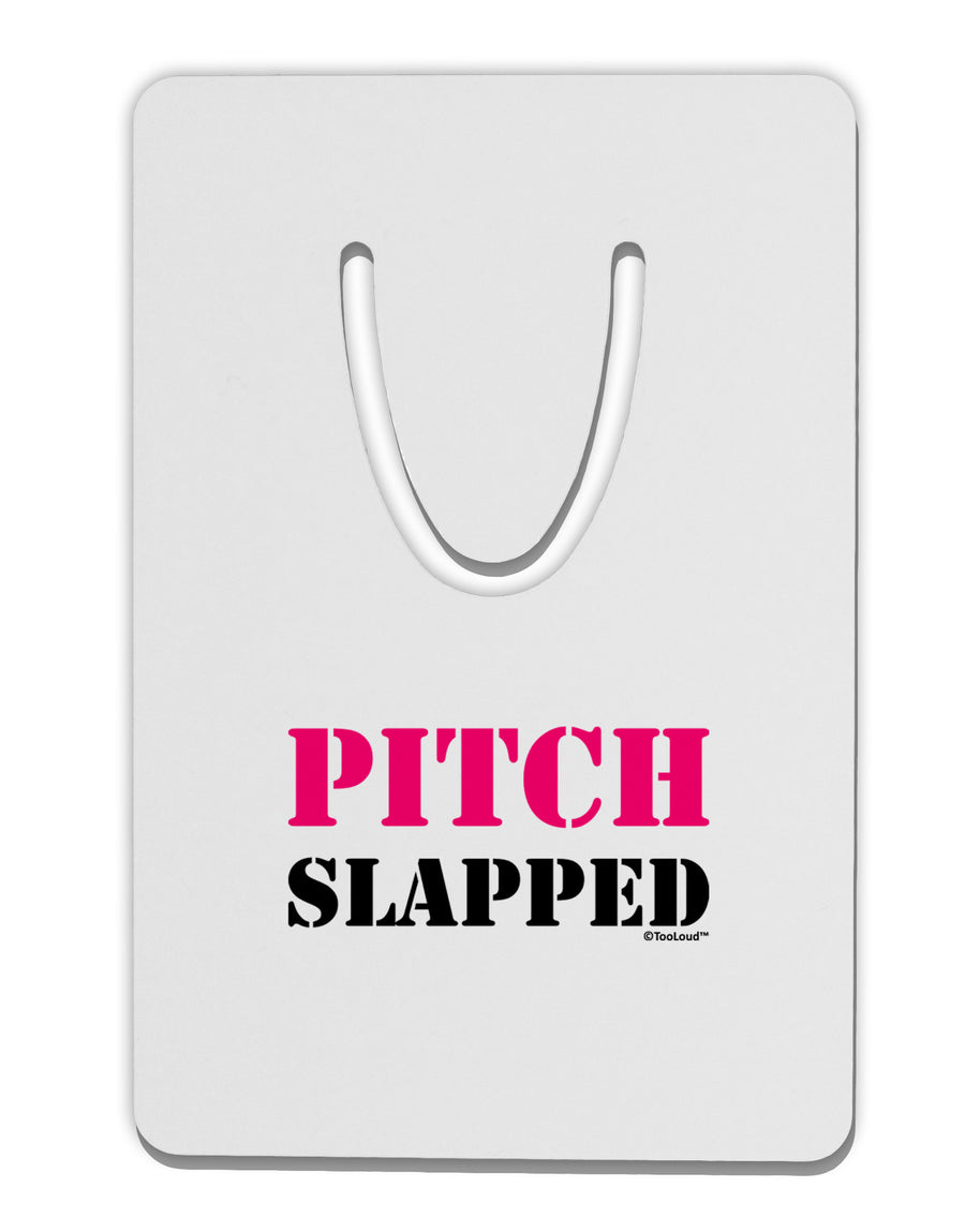 Pitch Slapped - Pink Aluminum Paper Clip Bookmark-Bookmark-TooLoud-White-Davson Sales