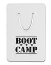 Bootcamp Large distressed Text Aluminum Paper Clip Bookmark-Bookmark-TooLoud-White-Davson Sales