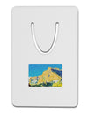 Colorado Snowy Mtns WaterColor Aluminum Paper Clip Bookmark-Bookmark-TooLoud-White-Davson Sales