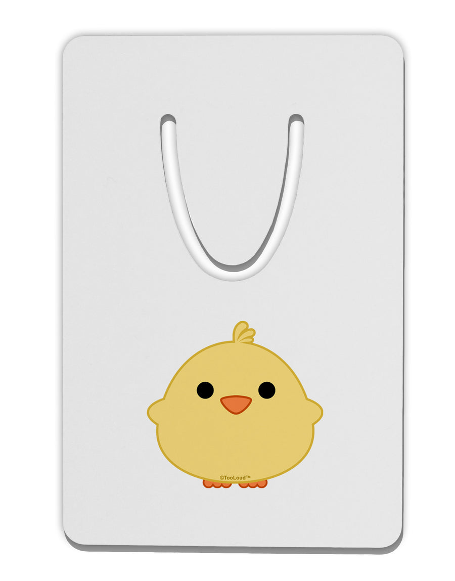 Cute Little Chick - Yellow Aluminum Paper Clip Bookmark by TooLoud-Bookmark-TooLoud-White-Davson Sales