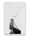 San Francisco Bay Bridge Aluminum Paper Clip Bookmark-Bookmark-TooLoud-White-Davson Sales