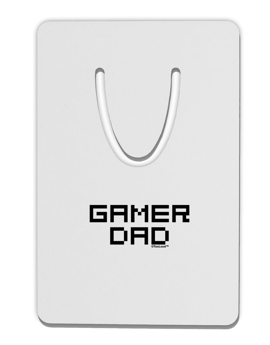 Gamer Dad Aluminum Paper Clip Bookmark by TooLoud-TooLoud-White-Davson Sales