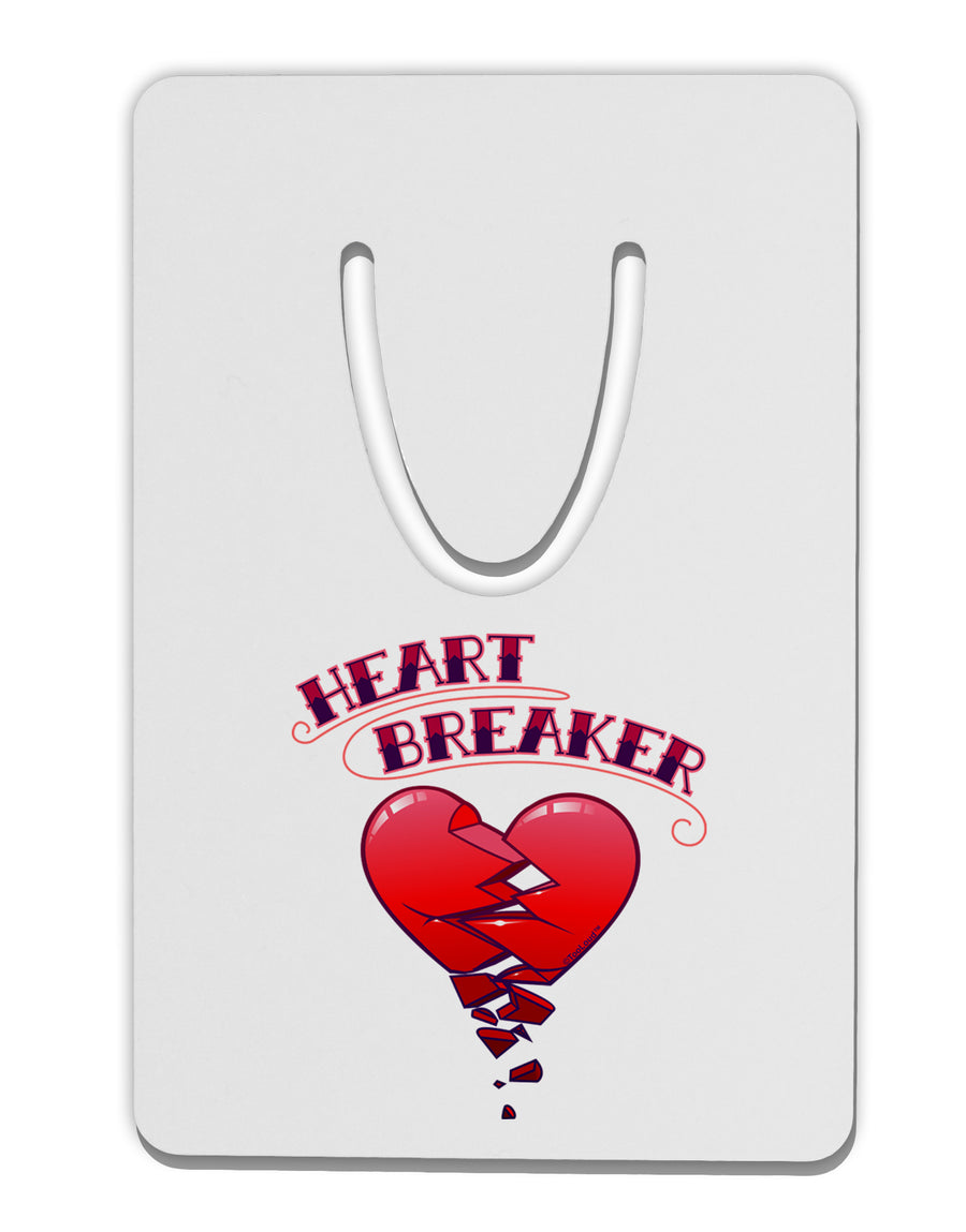 Heart Breaker Cute Aluminum Paper Clip Bookmark by TooLoud-TooLoud-White-Davson Sales