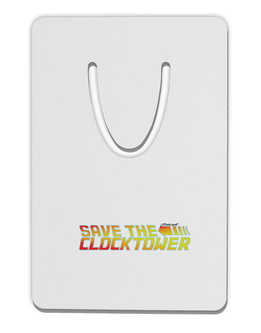 Save The Clock Tower Aluminum Paper Clip Bookmark by TooLoud-TooLoud-White-Davson Sales