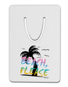 Beach Please - Summer Colors with Palm Trees Aluminum Paper Clip Bookmark-Bookmark-TooLoud-White-Davson Sales