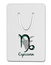 Capricorn Symbol Aluminum Paper Clip Bookmark-Bookmark-TooLoud-White-Davson Sales