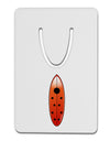 Ladybug Surfboard Aluminum Paper Clip Bookmark by TooLoud-Bookmark-TooLoud-White-Davson Sales