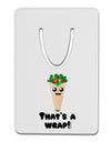 Thats A Wrap Cute Wrap Aluminum Paper Clip Bookmark-Bookmark-TooLoud-White-Davson Sales