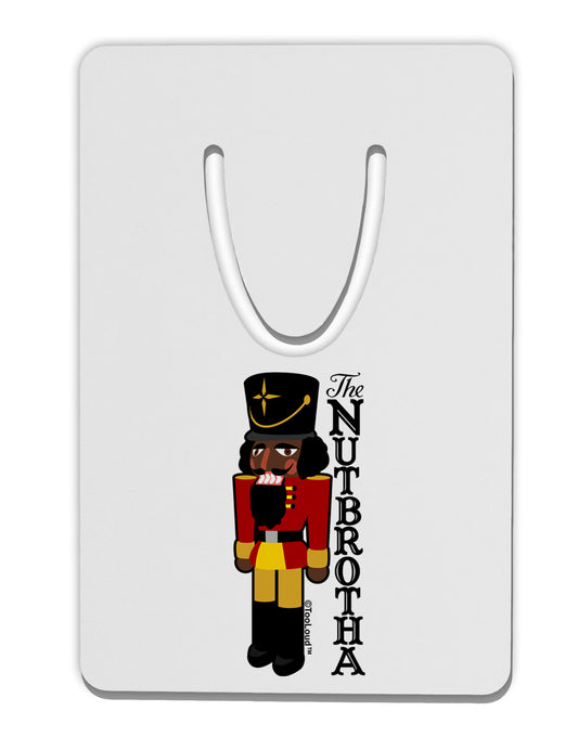The Nutbrotha - Black Nutcracker Aluminum Paper Clip Bookmark by TooLoud-TooLoud-White-Davson Sales