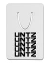 Untz Untz Untz Untz Untz EDM Design Aluminum Paper Clip Bookmark-Bookmark-TooLoud-White-Davson Sales