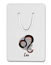 Leo Symbol Aluminum Paper Clip Bookmark-Bookmark-TooLoud-White-Davson Sales