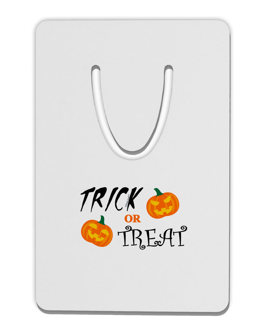 Trick or Treat Pumpkins Aluminum Paper Clip Bookmark-Bookmark-TooLoud-White-Davson Sales