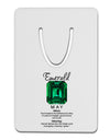 Birthstone Emerald Aluminum Paper Clip Bookmark by TooLoud-Bookmark-TooLoud-White-Davson Sales