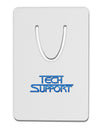 Tech Support Logo Aluminum Paper Clip Bookmark by TooLoud-Bookmark-TooLoud-White-Davson Sales