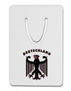 Bundeswehr Logo Deutschland Aluminum Paper Clip Bookmark-Bookmark-TooLoud-White-Davson Sales