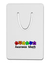 Autism Awareness Month - Colorful Puzzle Pieces Aluminum Paper Clip Bookmark by TooLoud-Bookmark-TooLoud-White-Davson Sales