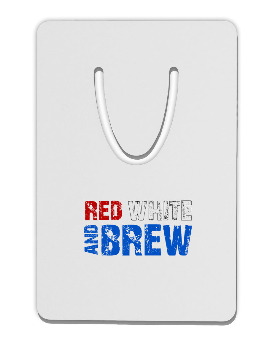 Red White and Brew Color Aluminum Paper Clip Bookmark by TooLoud-Bookmark-TooLoud-White-Davson Sales