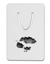 Inverted Puffy Clouds Aluminum Paper Clip Bookmark-Bookmark-TooLoud-White-Davson Sales