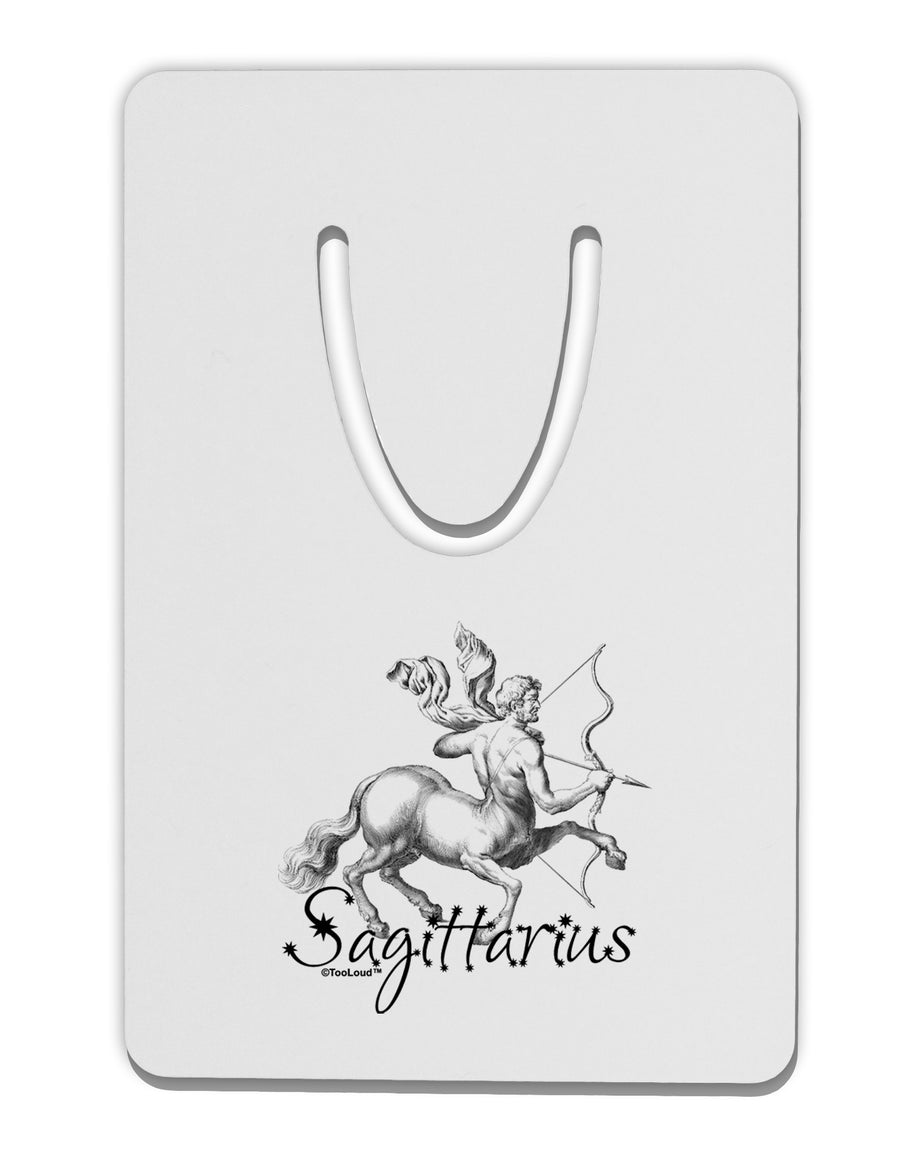 Sagittarius Illustration Aluminum Paper Clip Bookmark-Bookmark-TooLoud-White-Davson Sales