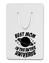 Best Mom in the Entire Universe Aluminum Paper Clip Bookmark by TooLoud-Bookmark-TooLoud-White-Davson Sales