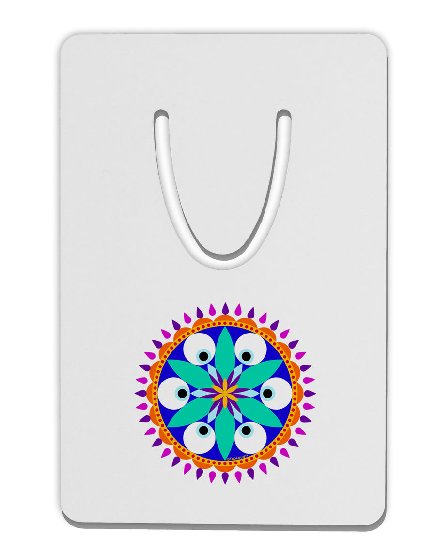 Evil Eye Protection Mandala Aluminum Paper Clip Bookmark by TooLoud-TooLoud-White-Davson Sales