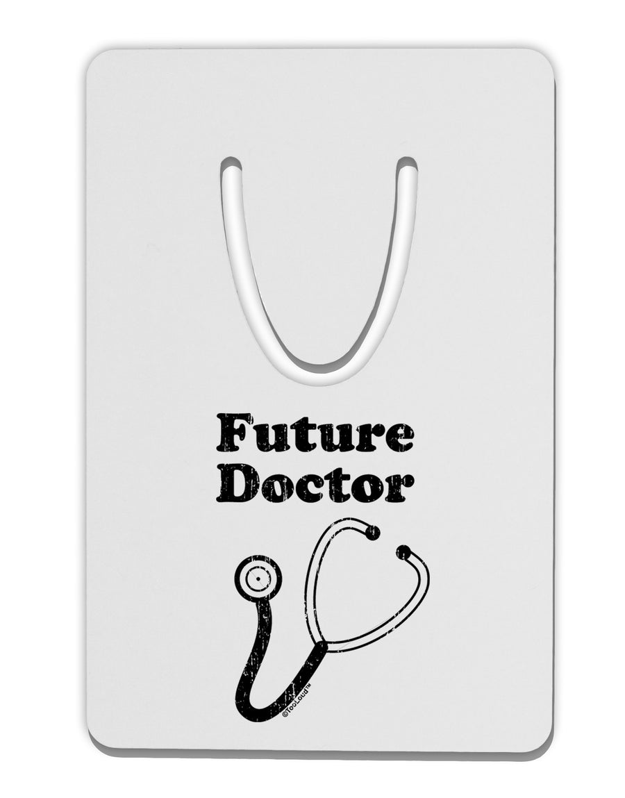 Future Doctor Distressed Aluminum Paper Clip Bookmark-Bookmark-TooLoud-White-Davson Sales