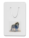 Lion Watercolor B Aluminum Paper Clip Bookmark-Bookmark-TooLoud-White-Davson Sales