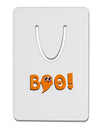 Cute Boo Text Orange Aluminum Paper Clip Bookmark-Bookmark-TooLoud-White-Davson Sales