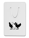 Three French Hens Aluminum Paper Clip Bookmark-Bookmark-TooLoud-White-Davson Sales