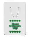 Seeing Double St. Patrick's Day Aluminum Paper Clip Bookmark-Bookmark-TooLoud-White-Davson Sales