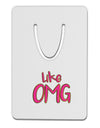 Like OMG Aluminum Paper Clip Bookmark by TooLoud-Bookmark-TooLoud-White-Davson Sales