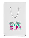 Send Me A Rave Guy Aluminum Paper Clip Bookmark-Bookmark-TooLoud-White-Davson Sales