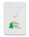 Merry Christmas & Happy New Year Aluminum Paper Clip Bookmark-Bookmark-TooLoud-White-Davson Sales