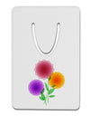 Crystal Dahlias Aluminum Paper Clip Bookmark-Bookmark-TooLoud-White-Davson Sales