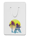 LA Beach Silhouette Letters Aluminum Paper Clip Bookmark-Bookmark-TooLoud-White-Davson Sales