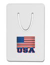 TooLoud USA Flag Aluminum Paper Clip Bookmark-Bookmark-TooLoud-White-Davson Sales