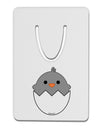 Cute Hatching Chick - Gray Aluminum Paper Clip Bookmark by TooLoud-Bookmark-TooLoud-White-Davson Sales