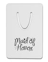 Maid of Honor - Diamond Ring Design Aluminum Paper Clip Bookmark-Bookmark-TooLoud-White-Davson Sales