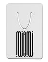 Miami Mirage Aluminum Paper Clip Bookmark-Bookmark-TooLoud-White-Davson Sales